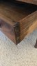 Pair Of Antiques Burl Wood Veneer Night Stand With Single Drawer By Robbins Furniture