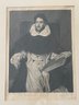 Timothy Cole (1852-1931) Signed In Pencil Engrave Of An Old Master By El Greco.