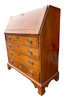 Very Early Antique Circa 1800 Slant Top Secretary Desk With Eagle Hardware.