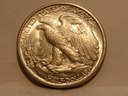 1945 US Liberty Walking Silver Half Dollar Coin - Exceptional Uncirculated Condition  !