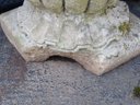 Antique Concrete Urn Of Fruit Statue