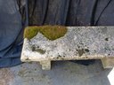 Fantastic Antique Concrete Garden Bench #1