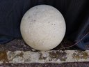 Large Vintage Solid Granite Sphere Garden Ornament