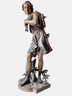 Antique N. Muller's Son's & Company N.Y No. 698, Bronze Sculpture On A Hunter With A Fox. 21'