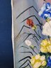 Signed David Hugue Haitian Flower Painting On Canvas