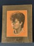Signed Laura Seriani Pastel Portrait Of Young Black Woman