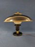 Brass And Black Desk Lamp Art Deco / Mid Century Modern