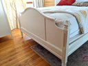 White Pottery Barn Queen Size Bed Frame