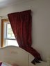 Queens Size Blanket, Throw Pillows And Three Madura Madison Ave. Curtains