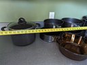 Collection Of 12 Cookware Pieces Including Pots And Pans