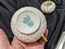 Vintage Belleek Creamer And Sugar Bowl Made In Ireland