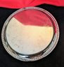 Silver Plate Round Serving Tray