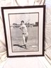 #34. Ted Williams Framed And Matted Picture