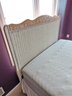 Wicker Headboard And A Ghostbed Mattress Cover