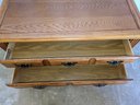 Vintage Broyhill Coffee Table With 2 Drawers And Caster Wheels