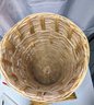 Round Wicker Basket With Handles  #2