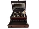 Reed & Barton 'Mirrorstele' Sterling & Silver-plate Flatware Set-  54 Pieces