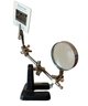 An Adjustable Magnifying Glass With Clamp