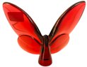 Baccarat Ruby Red Crystal 'Lucky Butterfly' Designed By By Evelyne Julienne