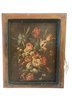 Early 20th Century Italian Still Life Print Or Canvas Wood Frame