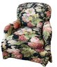 Century By Hickory NC Overstuffed Chair With Floral Print