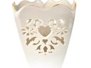 Tall Lenox 'Eternal Hearts' Fine Bone China Vase 10'