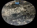 Beautiful Oval Piece Black Marble