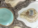 Pair Of Vintage Oyster Plates 9'