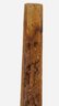 Ornately Hand Carved Antique Wood Column 51' Long