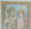 Signed Lithograph 'Jonathan And David' By Listed Artist Edna Hibel (United States 1917-2014)
