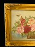 Signed Julius Dolly New York Painting On Canvas Framed In Gilt Frame