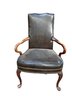 Faux Leather Arm Chair Needs Repair Underneath