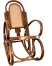 Bentwood And Cane Children's Rocker Made In Morocco 16' X 30' X 30'