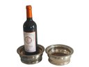 Pair Of Silver Plated Wine Coasters