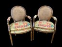 Pair Of Canned Back Side Chairs