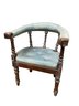 Vintage Barrel Back Club Style Chair  Sturdy