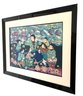 Signed Chinese 'The Story Teller' Painting 31.5' X 25'