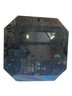 2 Dark Glass Table Tops With Beveled Edges