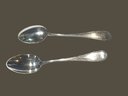 Seven Antique .800 Silver Oversize Spoons 14.94 Ozt