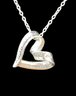 Beautiful Sterling Silver Chain From Italy With A Sterling Silver Heart Pendant
