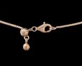 Vintage Sterling Silver 18' Copper Tone Chain With A Lovely Pendant