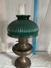 Beautiful Electrified Brass Oil Lamp