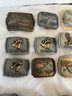 Assorted Set Of 16 Vintage Remington Belt Buckles