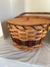 Vintage Hand-Woven Basket Signed