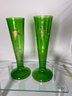 Set Of 13' Enameled Glass Vases - Bohemian Art Glass