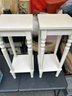 Twin Accent Tables In White