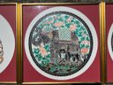 Large Framed And Embroidered Oriental Art (3 Pieces)