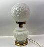 Vintage Gone With The Wind Milk Glass Lamp