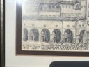 Pair Of Pencil Drawings Of Italian Landmarks (2)
