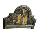 Hollywood Regency Black And Gold Chinoiserie Mirror